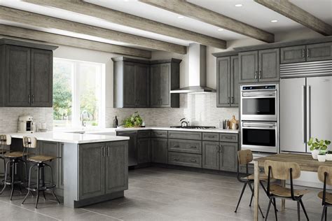 grey kitchen cabinets with stainless steel appliances|gray stainless steel cabinet colors.